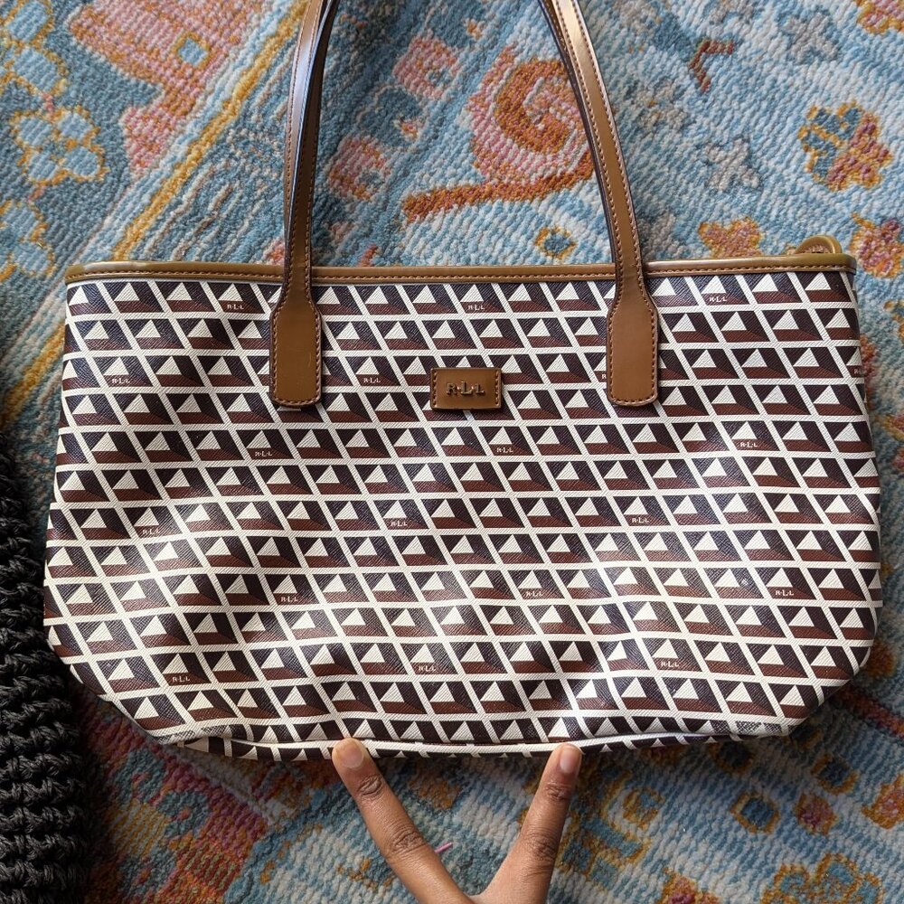 Monogram Ralph Lauren Tote Bag - Medium